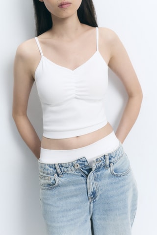 Crop top - Bianco