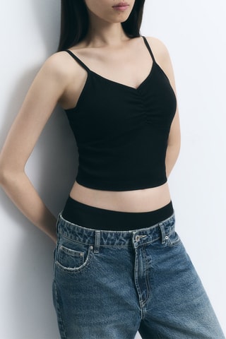 Crop top - Nero