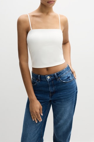 Crop top - Bianco
