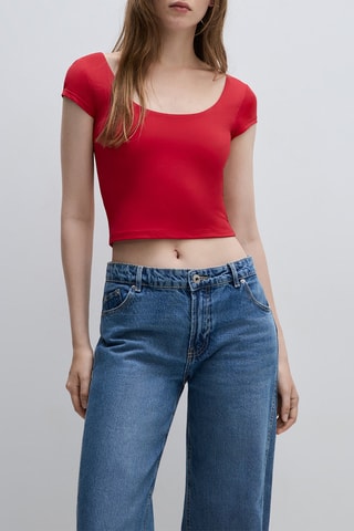 Crop top - Rosso