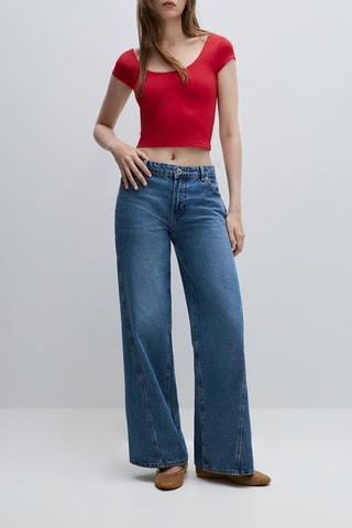 Crop top - Rosso