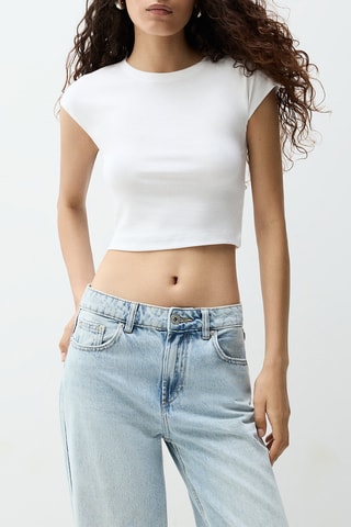 Crop top - Bianco