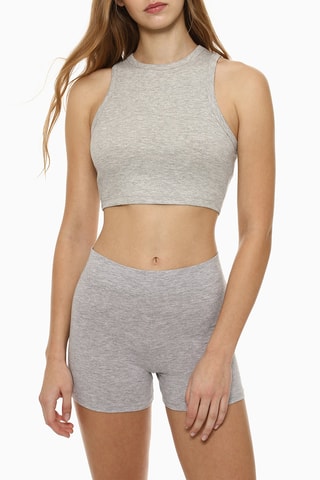 Crop top - Grigio