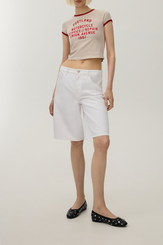 Crop top - Beige