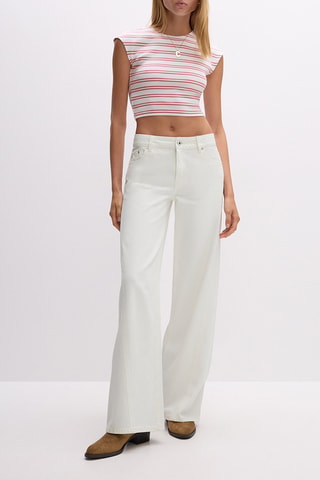 Crop top - Bianco