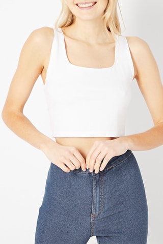 Crop top - Bianco