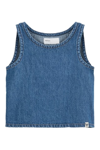 Top in jeans - Navy
