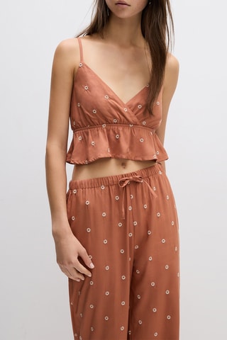 Crop top - Marrone
