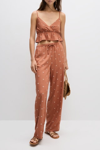Crop top - Marrone