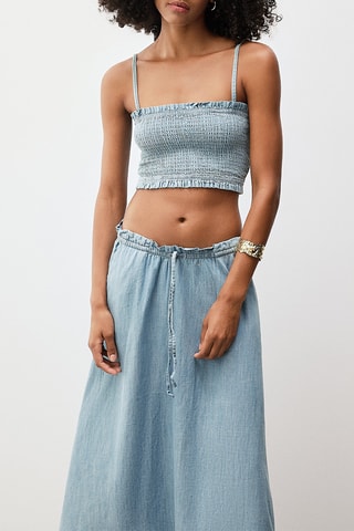 Crop top - Azzurro