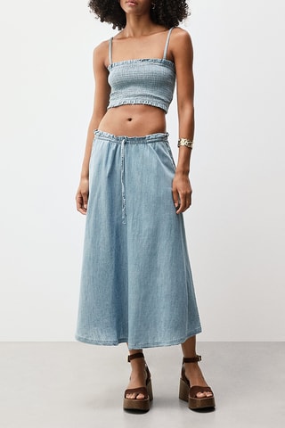 Crop top - Azzurro