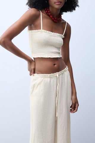 Crop top - Ecrù