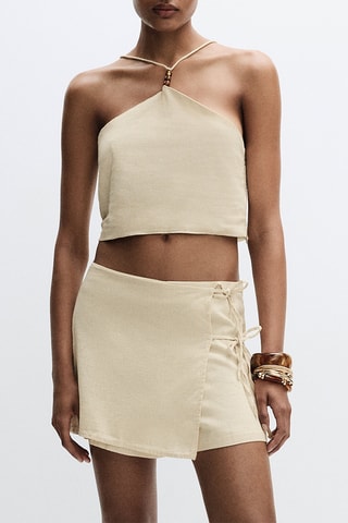 Crop top - Beige