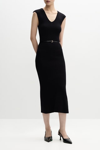 Robe fourreau - Noir