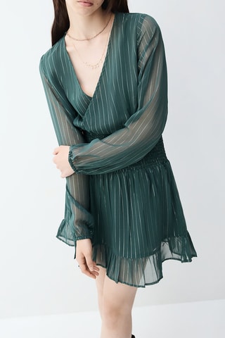 Robe patineuse - Vert foncé