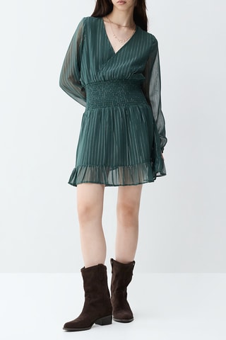Robe patineuse - Vert foncé