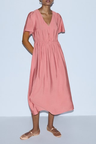 Robe midi - Rose