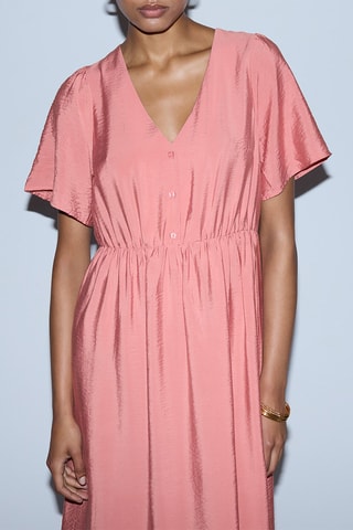 Robe midi - Rose