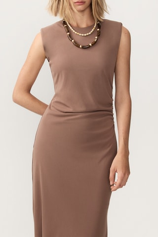 Robe longue - Marron clair