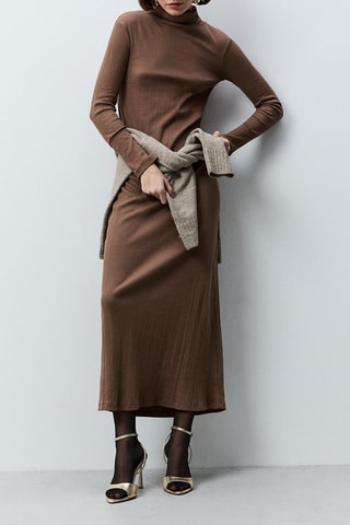 Robe pull - Marron