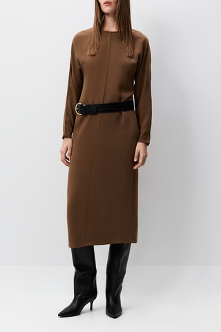 Abito midi - Marrone