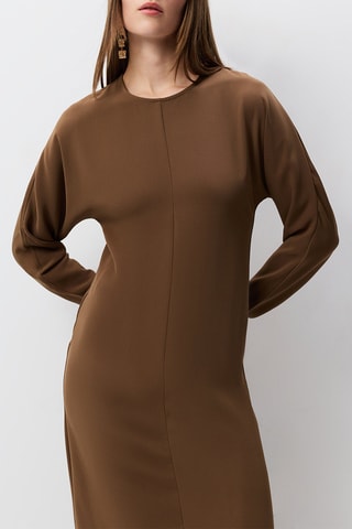 Abito midi - Marrone
