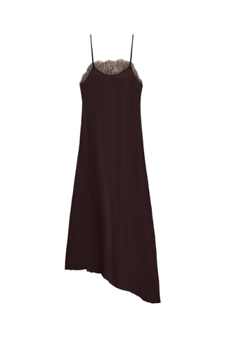 Robe longue - Marron foncé