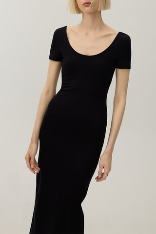 Robe droite - Noir