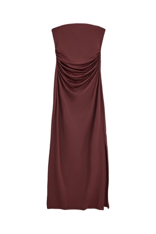 Robe bustier - Marron foncé