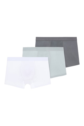 3 parigamba - Bianco, verde chiaro e grigio scuro