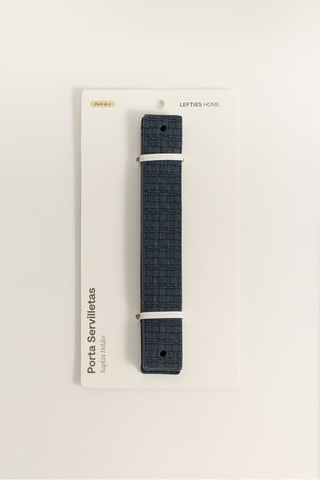 4 porte-serviettes - Bleu cobalt