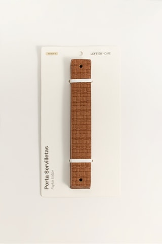 4 porte-serviettes - Marron
