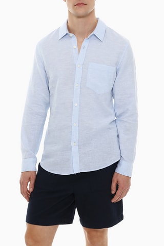 Chemise en lin - Ciel