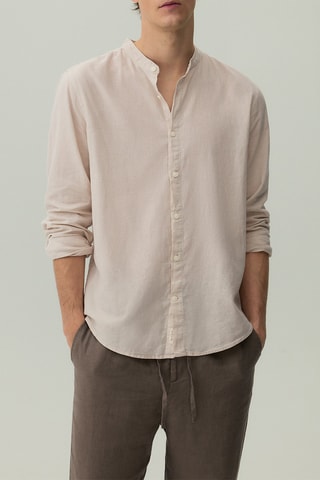 Camicia in lino - Avorio