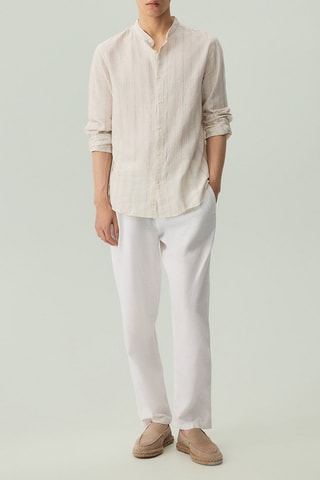 Camicia in lino - Ecrù