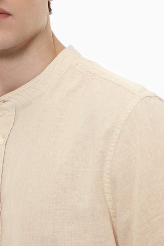 Camicia in lino - Beige chiaro