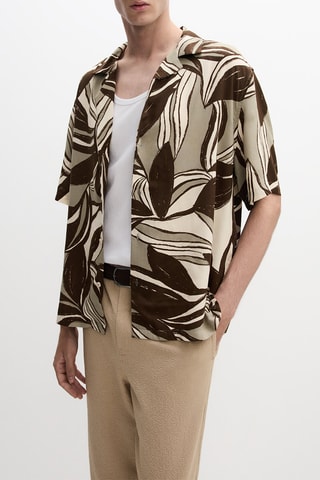 Camicia - Marrone e beige