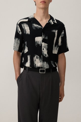 Camicia - Nero ed ecrù