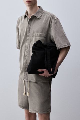 Camicia boxy - Grigio scuro