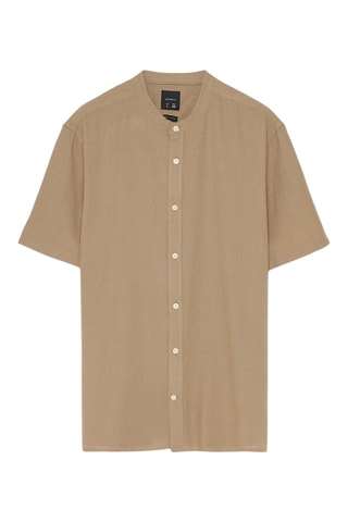 Chemise en lin - Marron