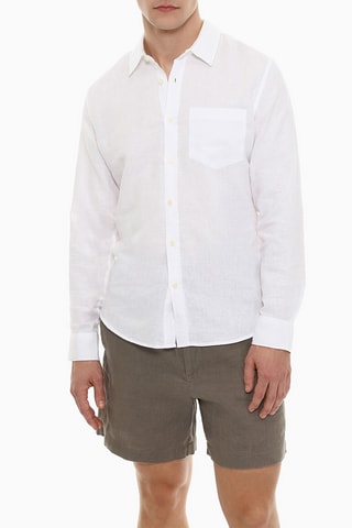 Camicia in lino - Bianco