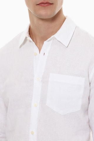 Camicia in lino - Bianco