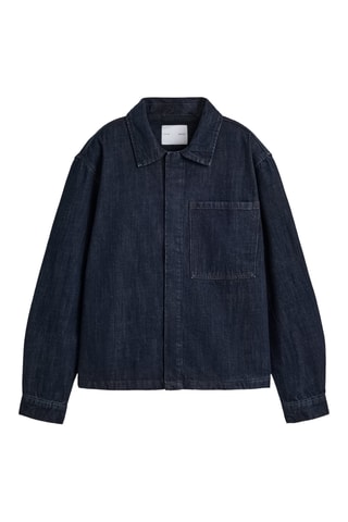 Surchemise en jean - Bleu marine