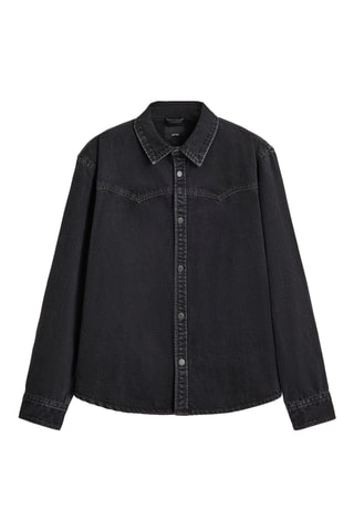 Surchemise en jean - Noir