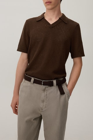 Polo - Marron foncé
