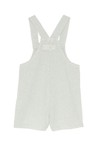 Salopette - Bianco e grigio scuro