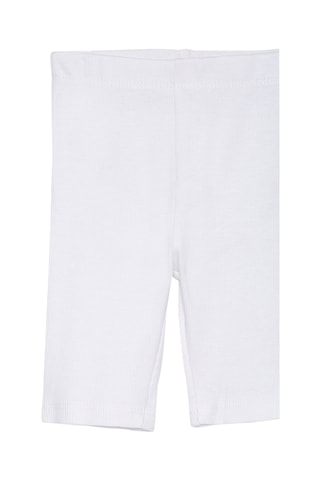 2 leggings - Bianco e arancione