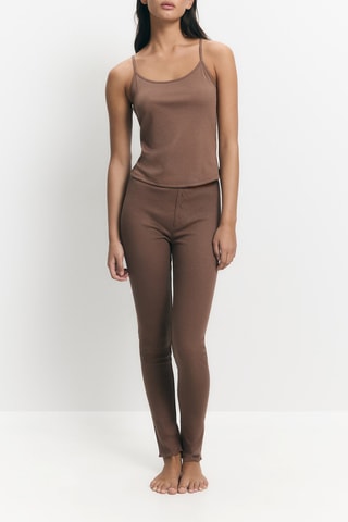 Leggings pigiama - Marrone