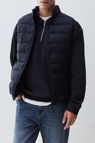 Piumino senza maniche - Navy