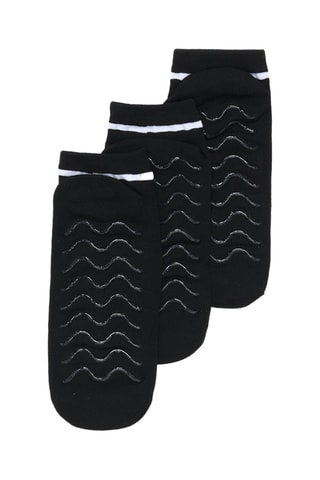 3 paia di calze antiscivolo - Nero